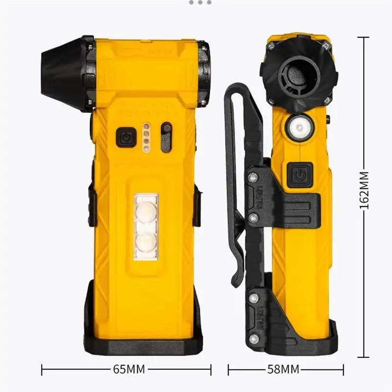 SDFC-مروحة العنف في الهواء الطلق فرش السيارات تنظيف مروحة منفاخ الغبار إضاءة الطوارئ مروحة يدوية عالية السرعة