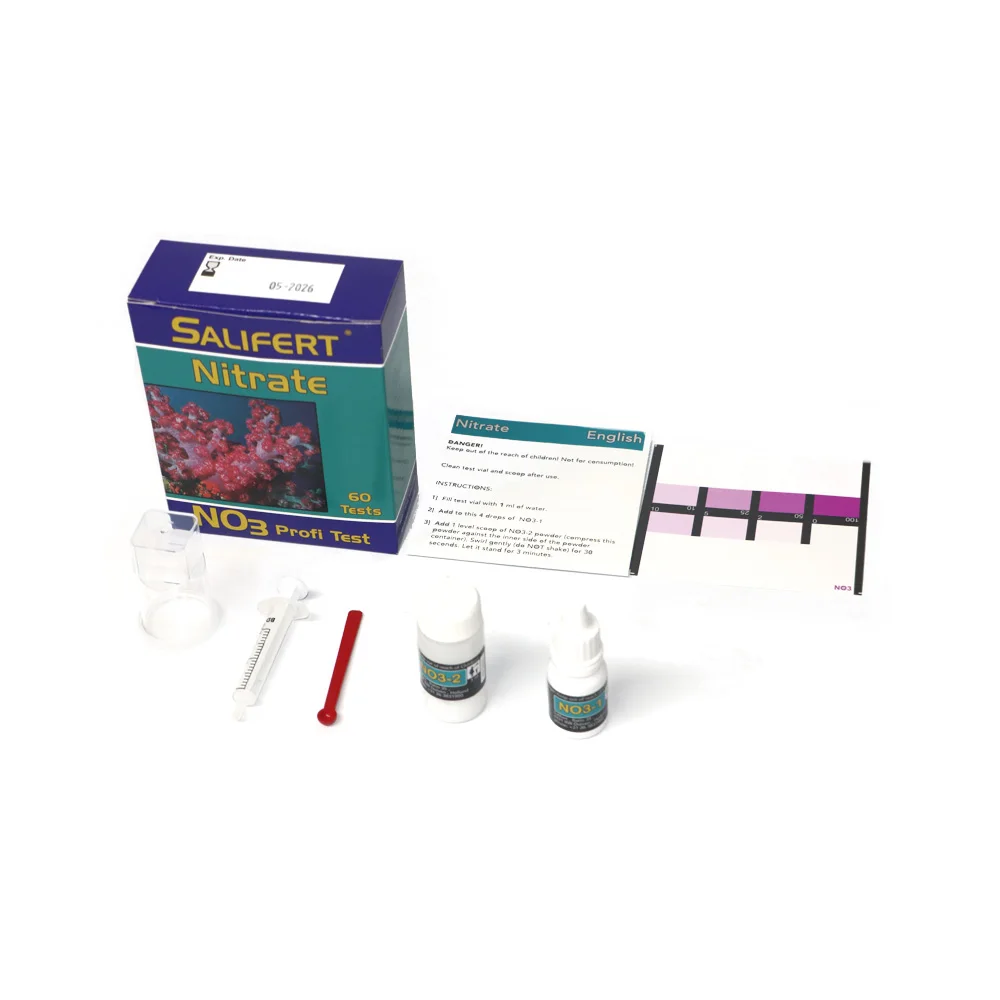Salifert Niederländische Marke Aquarium-Wassertestkit, Professionelles Fischbecken-Wasserqualitätstest-Reagenz für PH, Ammoniak, Nitrit, Härte – Detail 6