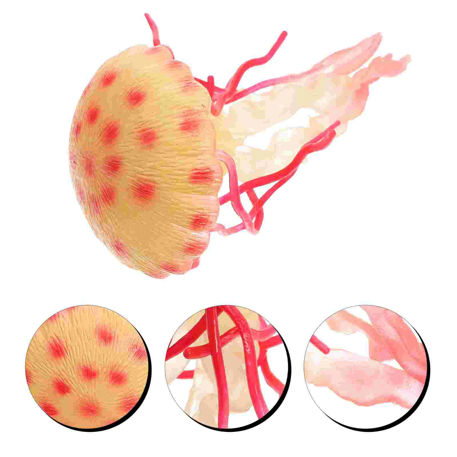 

Jellyfish Model Toy Simulation Marine Sea Creature Toys Animal Yard Water