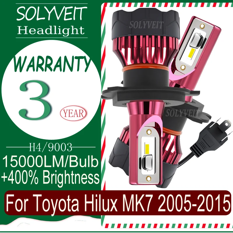 

High-Performance Energy Efficient H4 LED HEADLIGHT For Toyota Hilux MK7 2005 2006 2007 2008 2009 2010 2011 2012 2013 2014 2015