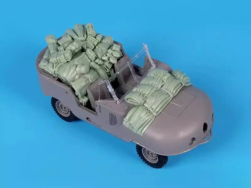 1:35 Casting Resin Model Assembly Kit, GK， Trailer Pile Up Modification Parts, Unpainted
