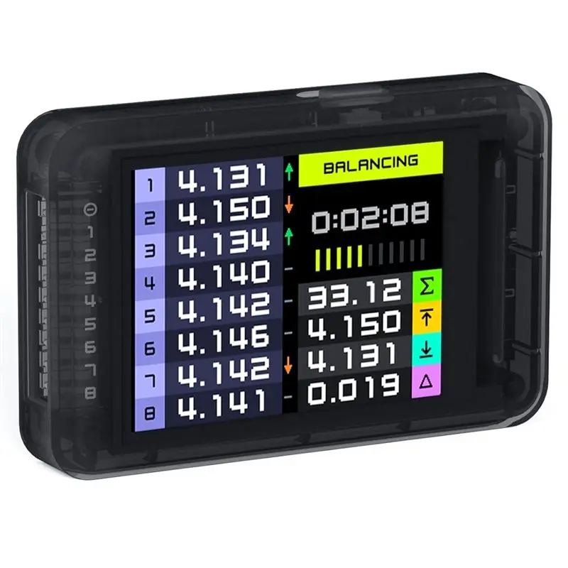 ISDT Smart Active Balancer& XH2.54 Cell Voltage Tester For BL8 Lipo Battery(2S-8S), App Remote Controlled For RC Batteries