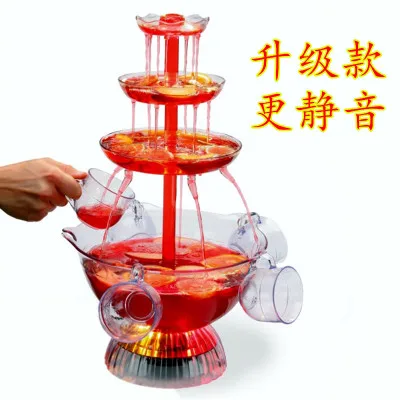 

210 Red wine Fountains Factory Hotel Buffet Restaurant Wine Fountain Wine Export Machine Chocolate Fountain 110V/ 220V 24W