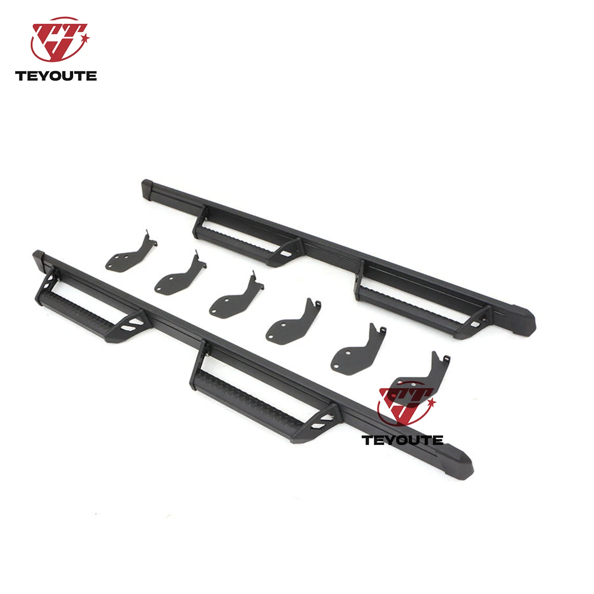 Auto Parts Aluminum Black Side Step Running Board Fit For TOYOTA 4 RUNNER 1996-2000 Hilux Surf