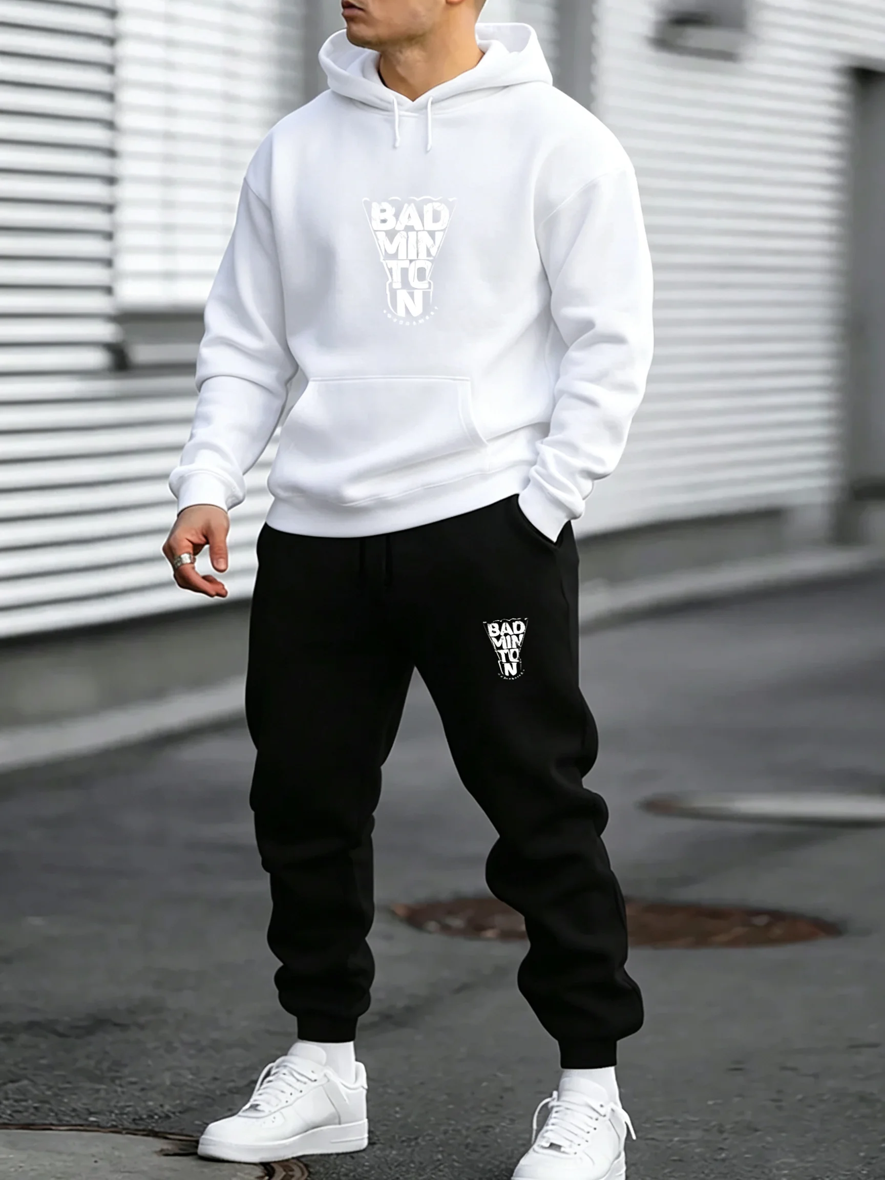 Men's Polyester Printed Sweats - Streetwear Hoodie 评论和价格