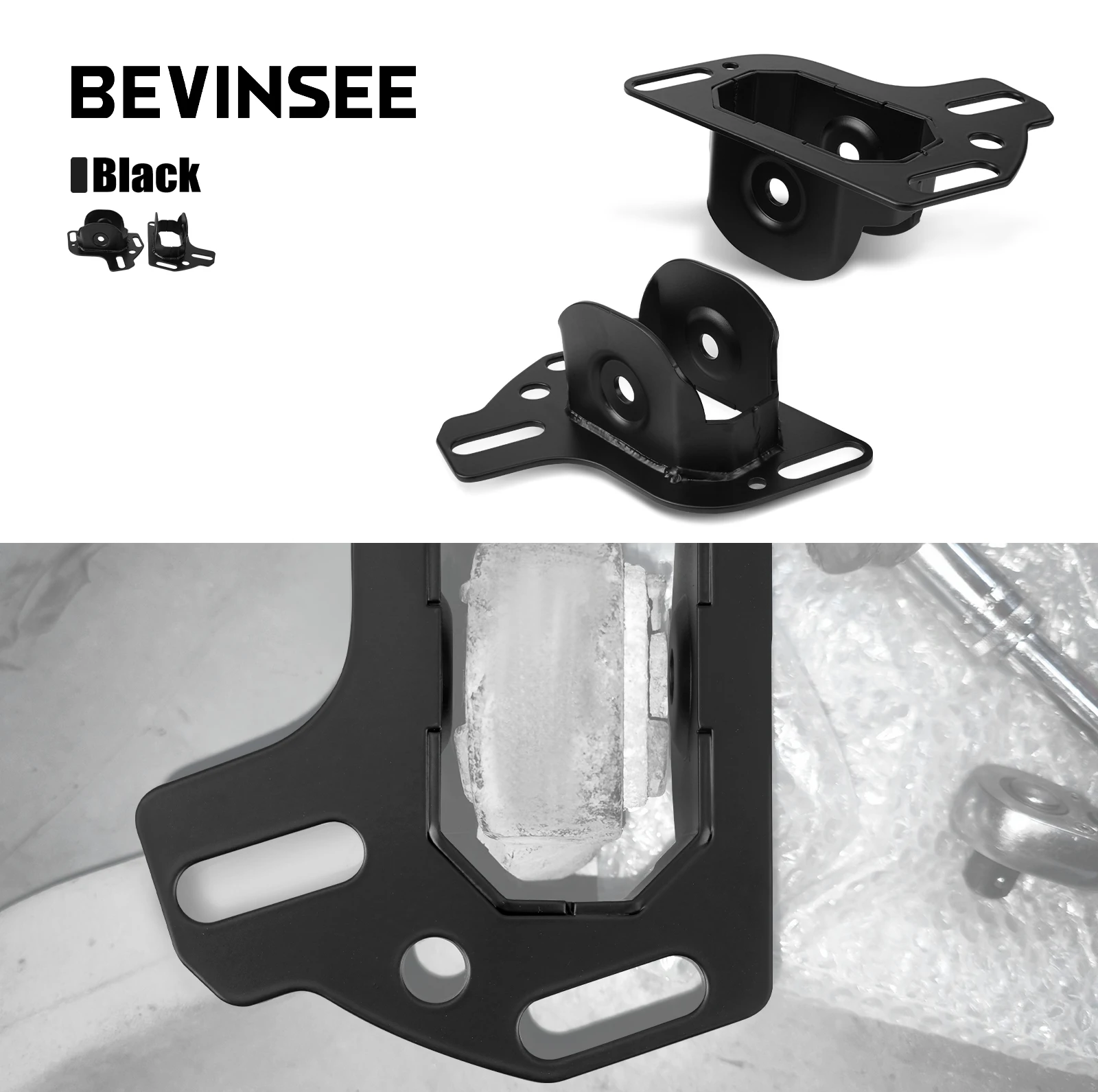

Steel Rear Toe-In Adjustable Brackets Trailing Arm Bracket Set For BMW E36 E46 Z4 E85/E86 E89 Replaces 33303411877 33303411878