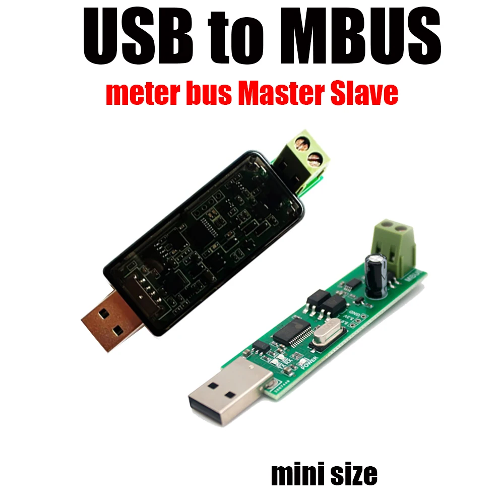 

USB To MBUS Master Slave Meter Bus Communication Debugging Monitor Data Analyzer Heat Water Gas Meter Reading Test