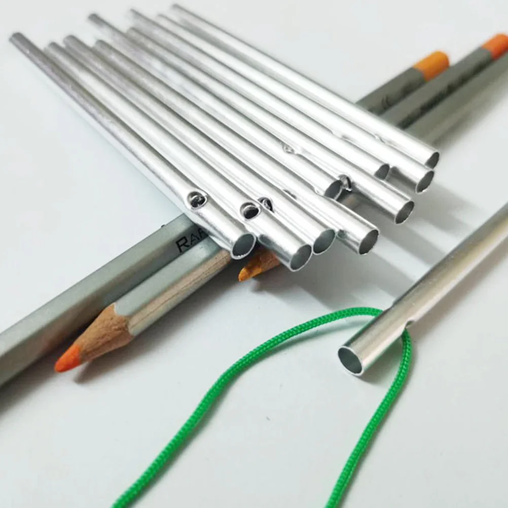 

20 Pcs Wind Chime Tubes Aluminum Pipes 6MM Diameter 90MM Length Home Decor Outdoor Hanging Craft Projects Pre