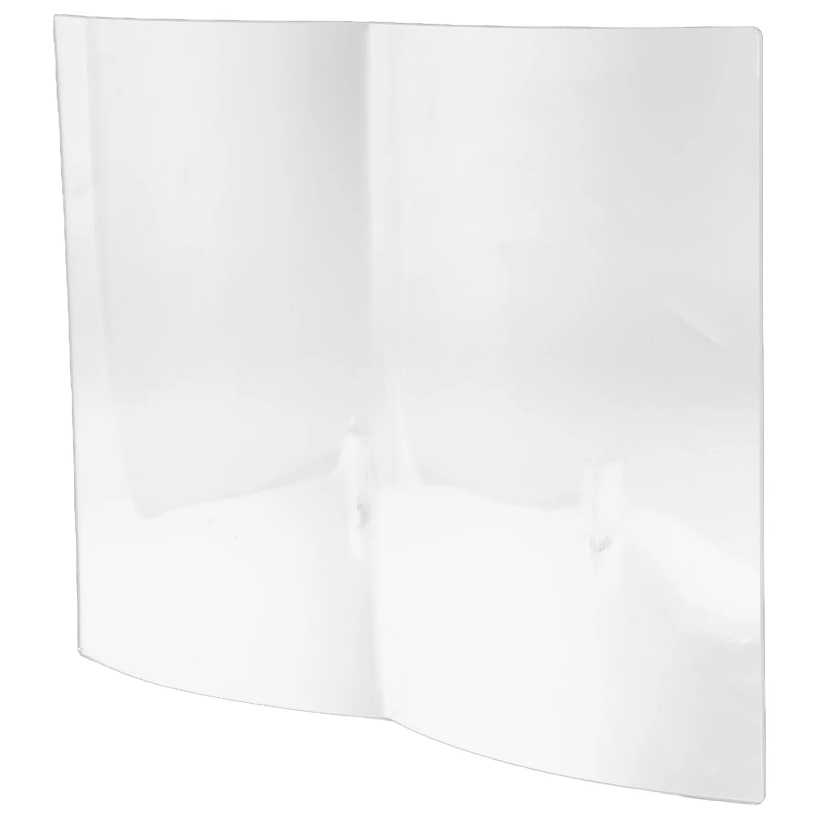

Acrylic Transparent Book Stand Open Fan Design for Reading Display Cookbook Magazine Kitchen Living Room Desk Book Holder