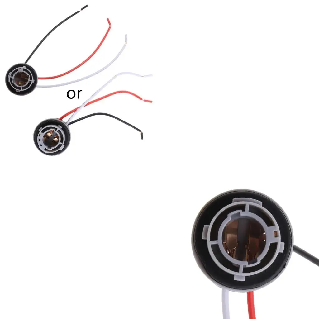 

Автомобильный светильник, жгут проводов, фара 1157, цоколь для лампы, удлинитель разъема P21/5 Вт, адаптер BAY15D, держатель