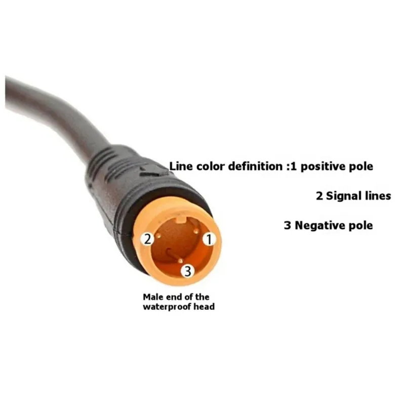 ABDJ-12 Magnets Dual Hall Integrated Sensor Waterproof Connector Electric Bike Bottom Bracket Pedal Assist Sensor For E-Bike