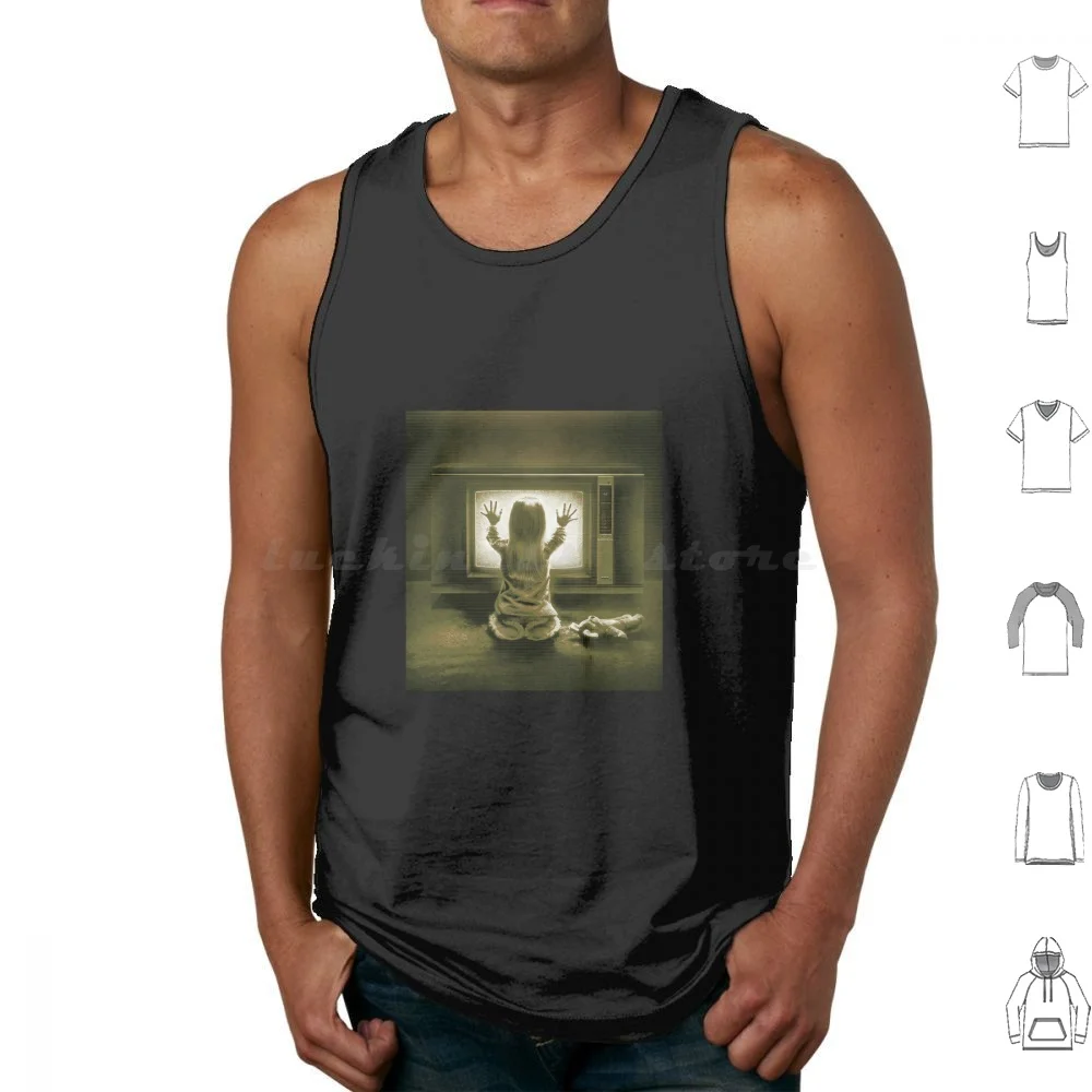 Poltergeist Tank Tops Vest Sleeveless Film Cinema Movie Tobe Hooper Cult Movie Horror Paranormal Spirit Tv Little Girl