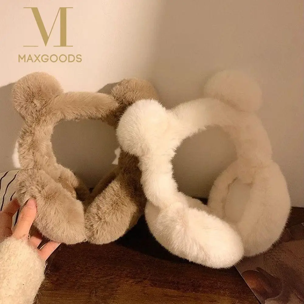 

Модные наушники с медвежьими ушками, антифриз, утолщенные наушники, складные, сохраняющие тепло, грелки для ушей для женщин и девочек