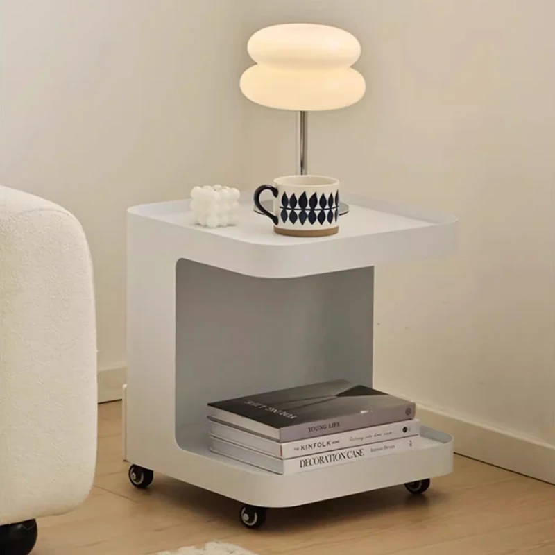 

Мебель в скандинавском стиле, чайный столик из железа, приставной столик для дивана в гостиной, журнальный столик с мобильным шкивом, тумбочка для спальни, металлический стол для хранения вещей