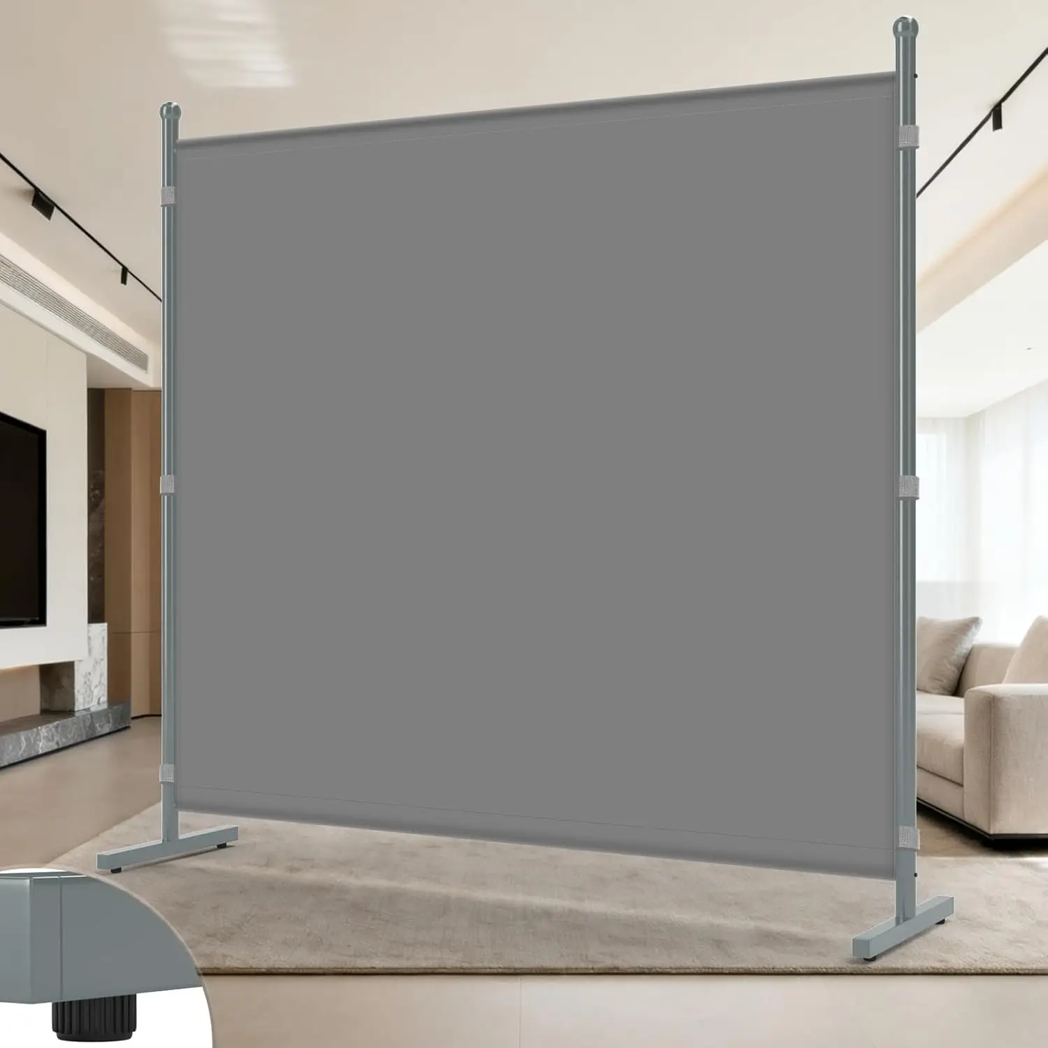 

Room Divider, Freestanding Single Panel Privacy Screen, Portable Temporary Wall Dividers for Room Separation, Large Room