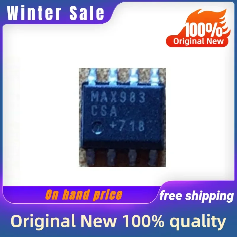 5PCS New original MAX983CSA SOP8 quality goods