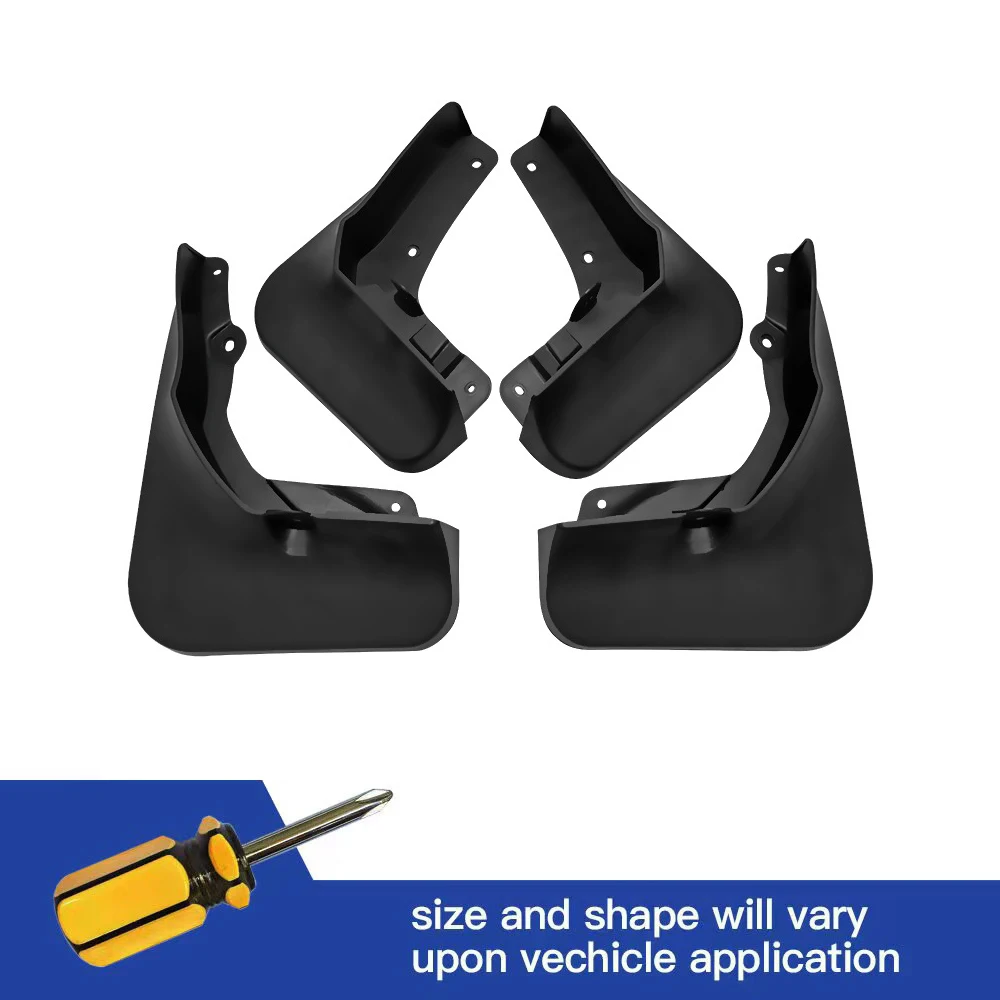 4Pcs Front & Rear Mud Flaps Splash Guards Mudguards For Geely Atlas Boyue Pro / Azkarra2020-2021