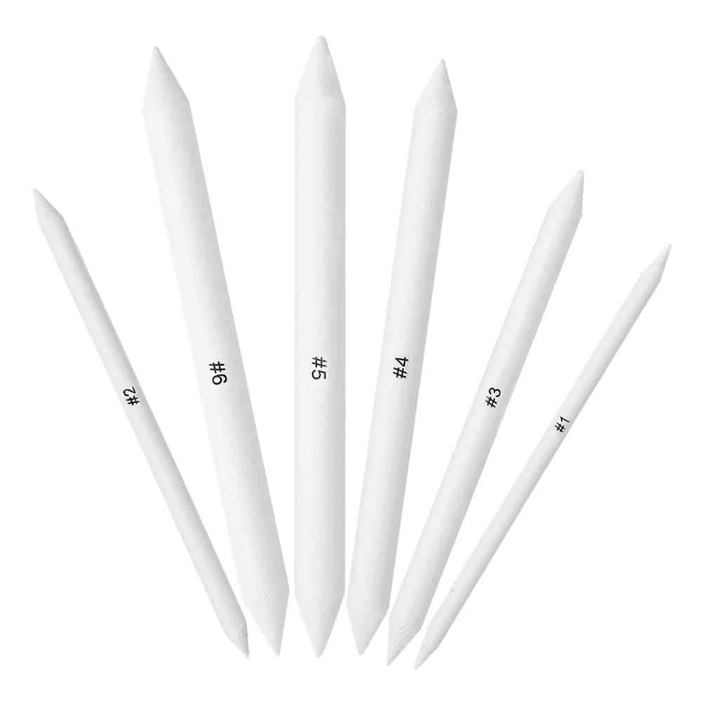 6 peças suprimentos esboço papel borracha marcadores canetas pastéis a óleo para artistas