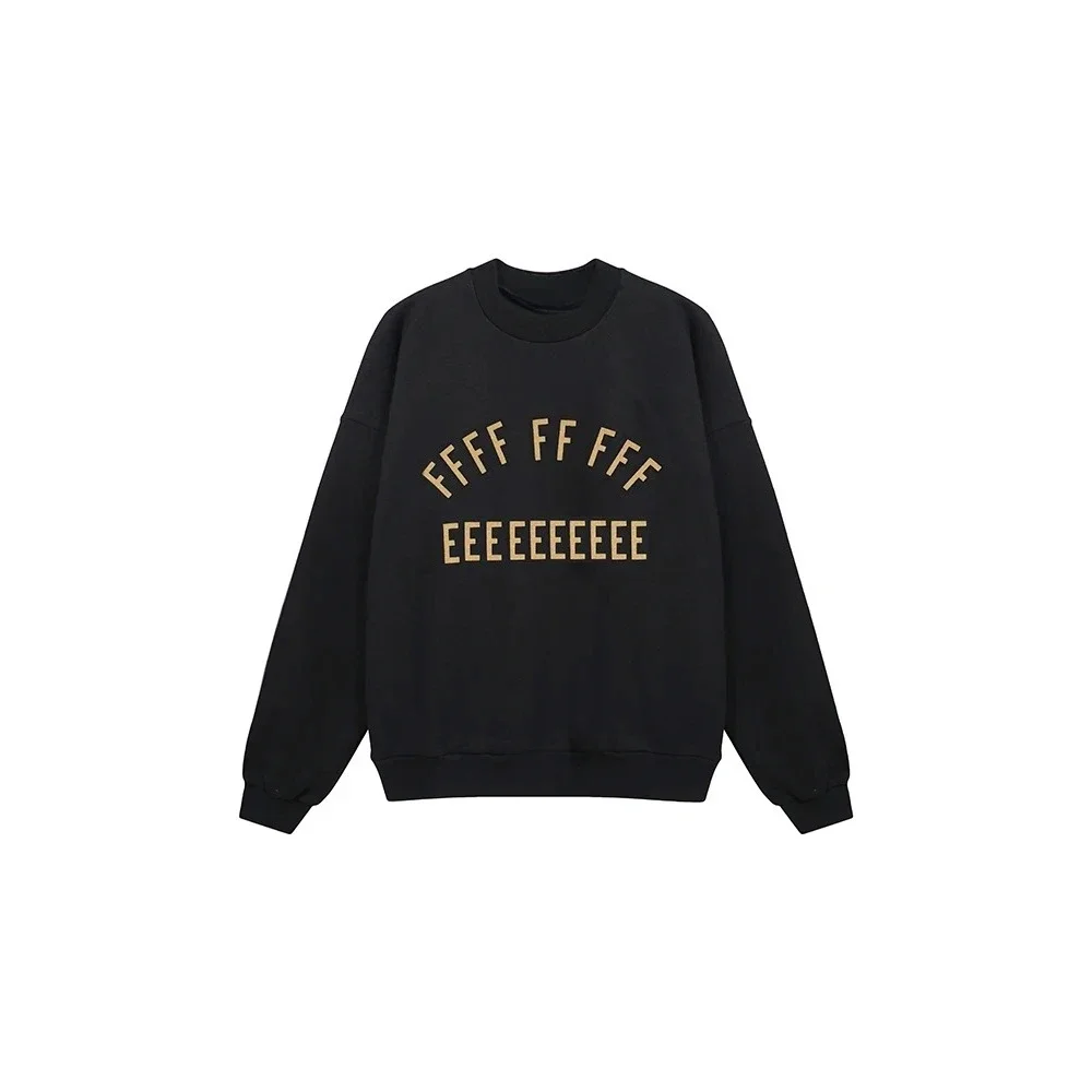 เสื้อฮู้ดแฟชั่นพิมพ์ลายผ้าฝ้ายใหม่ปี 2025 คอกลมสำหรับผู้ชายและผู้หญิง ชุดกีฬาฤดูใบไม้ผลิและฤดูใบไม้ร่วงทรงหลวมสไตล์ฮิปฮอป