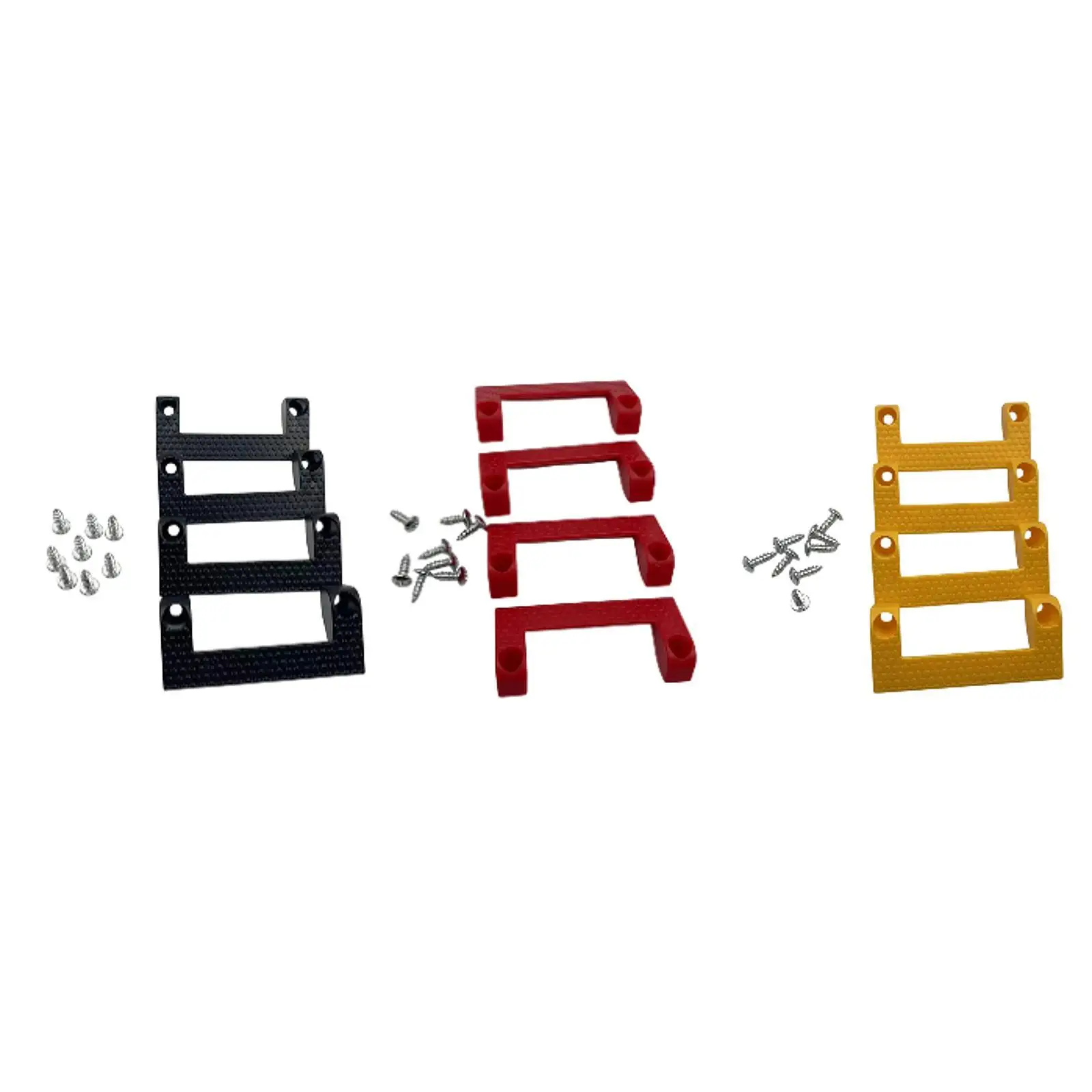 

4 Pieces Tape Measure Holder Garage Storage Rack Organizer Easily Install Tool Holders Tool Hanger for Ladder Garage Tool Box