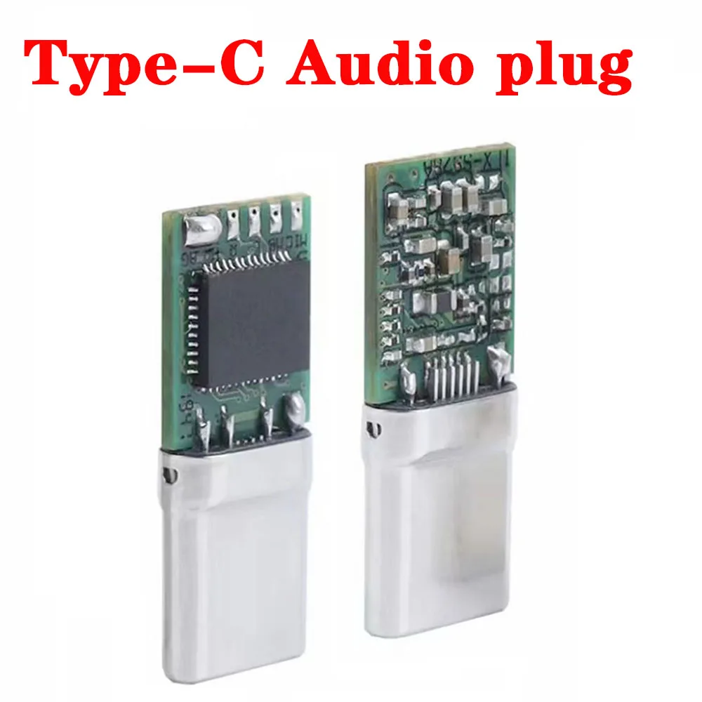 

1PC ALC5686 Chip Type-C Digital Audio Headphone Plug DAC Decoding Lossless Sound Quality USB C Hifi Connector Adapter Plug