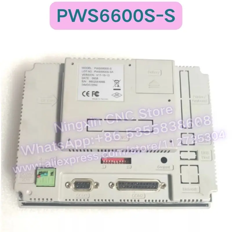 Second-hand PWS6600S-S touch screen Functional test OK Fast delivery