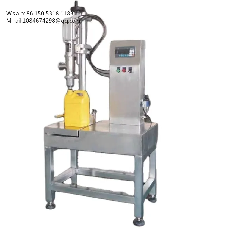 V5‑10A Semi‑Automatic Liquid Filler Machine, 1‑10L Capacity for Oil & Liquid Bottling