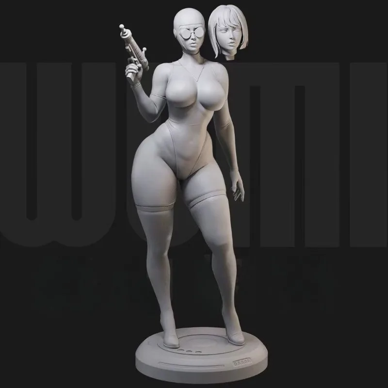 

1/24 масштаб, полная фигура из смолы, собранная модель, комплект, фэнтезийная скульптура, женский воин, разобранная и неокрашенная диорама, игрушка