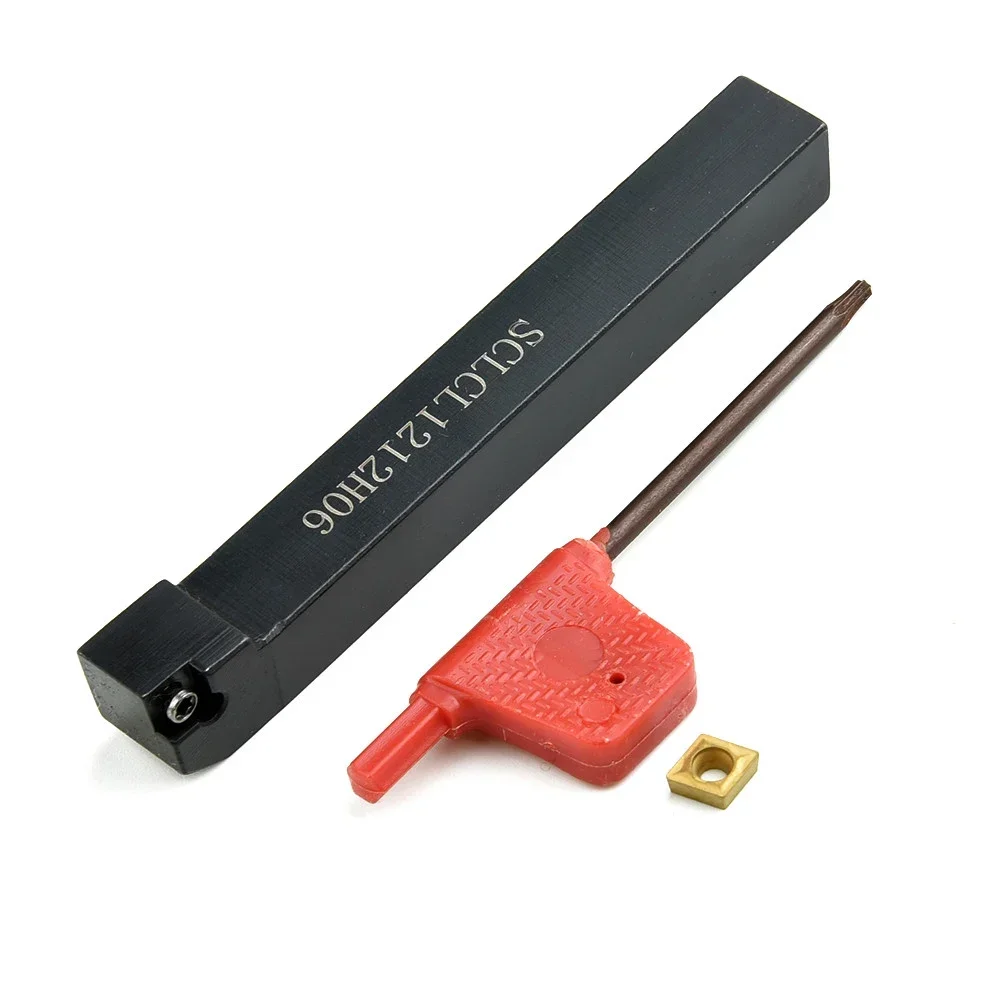 SCLCL1212H06 12*100mm Left Hand Lathe Turning Tool Holder With 1PC CCMT0602 95 Degrees Practical Tool Accessories
