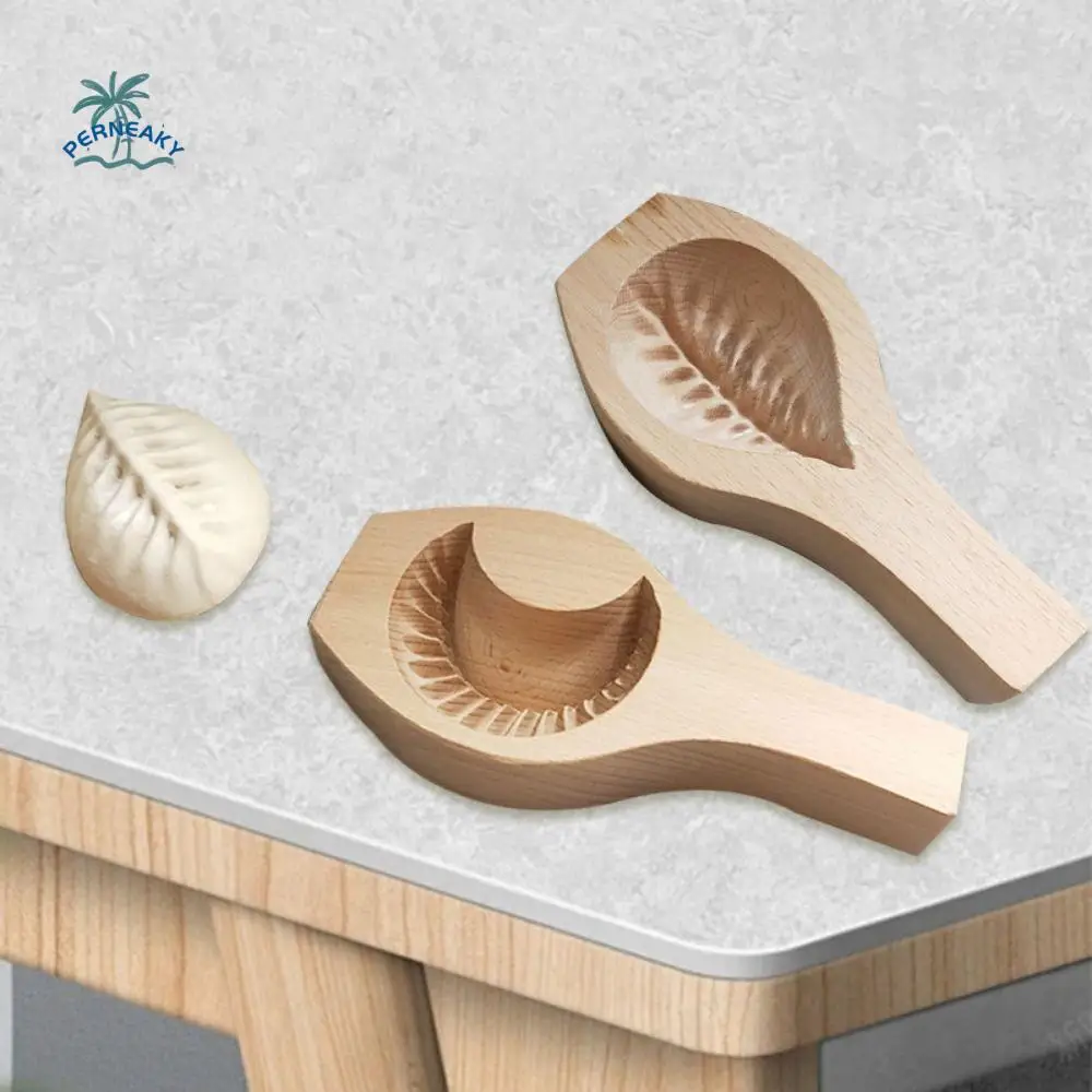 

Embossing Craft Wooden Dumpling Mold Non-stick Easy To Release Stamp Baking Mould Reusable Handmade Steamed Bread Making Tools