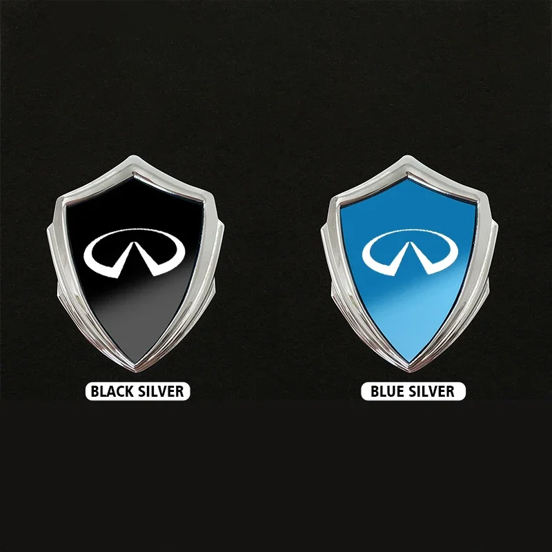 ملصق ثلاثي الأبعاد من ألياف الكربون Q50 ، ملصقات سيارات ديكو خارجية ، ملصق سيارة معدني ، ملحق سيارة ، إكسسوارات سيارات ،-من من من من من الخارج #4