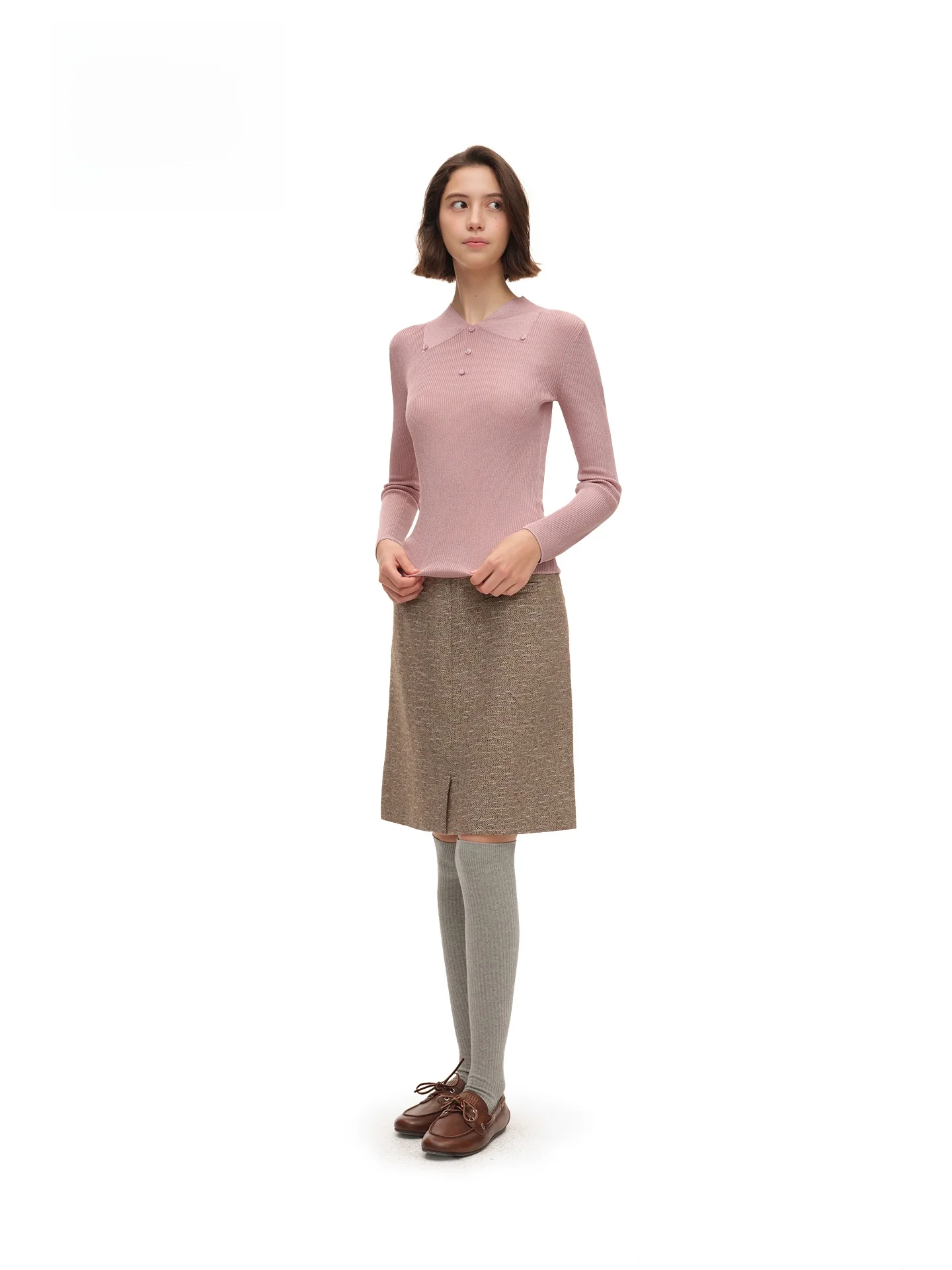 

Новинка: Вязаная базовая кофта ChicChi Angel Pink с длинным рукавом и круглым вырезом, свободного кроя, для женщин