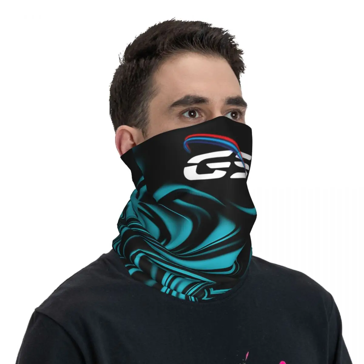 GS LIGHT Motocross Bandana Neck Cover sciarpa avvolgente stampata copricapo multifunzionale ciclismo Unisex adulto traspirante