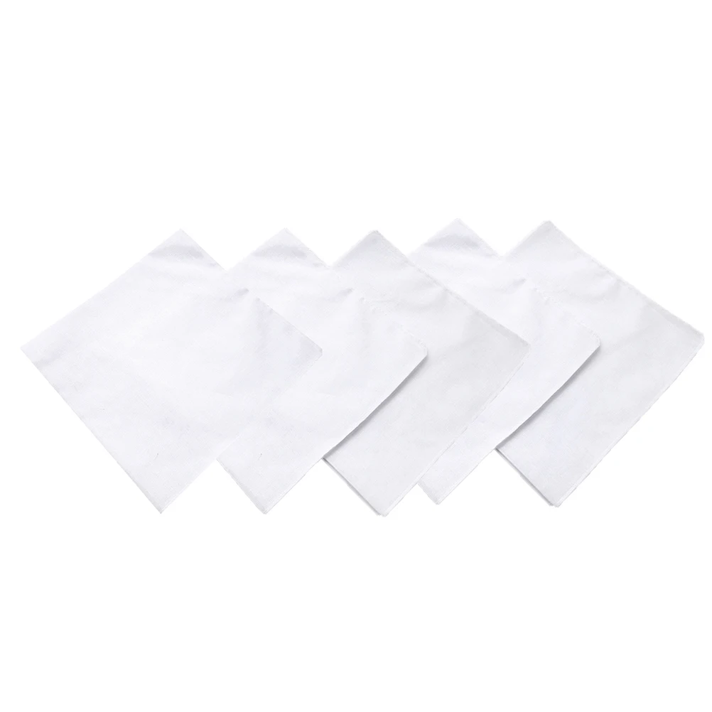 

5Pcs Cotton Handkerchief Durable Soft Safe Easy Clean Dry DIY Noserag Graffiti High Density Practical Baby Comfortable