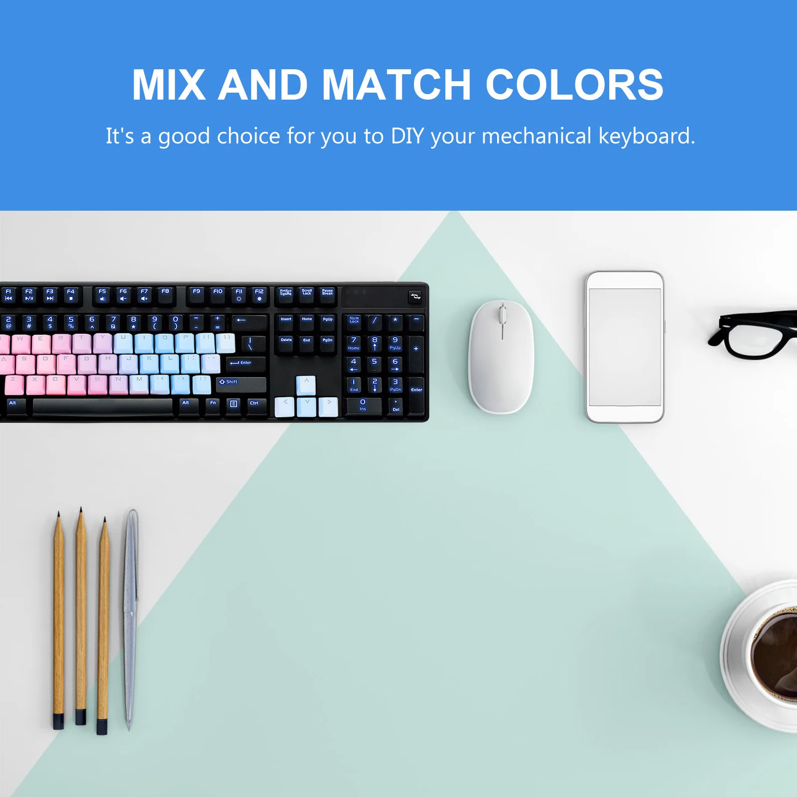

Keycaps Kits Keyboard Decor Accessories Supply Durable Chic Mechanical Computer Replace