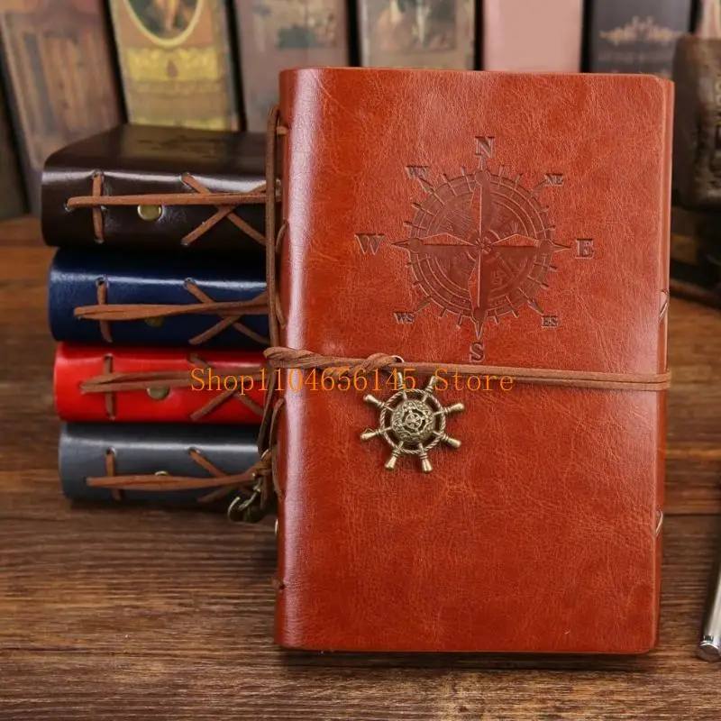 دفتر مجلة 5ASD Leather Journal ، دفتر ملاحظات قابل لإعادة التعبئة 150 صفحة فارغة مجلة Leaf Journal