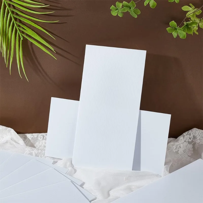 White Corrugated Plastic Sheets 11.8x6 Plastic Board Sheet 0.16\