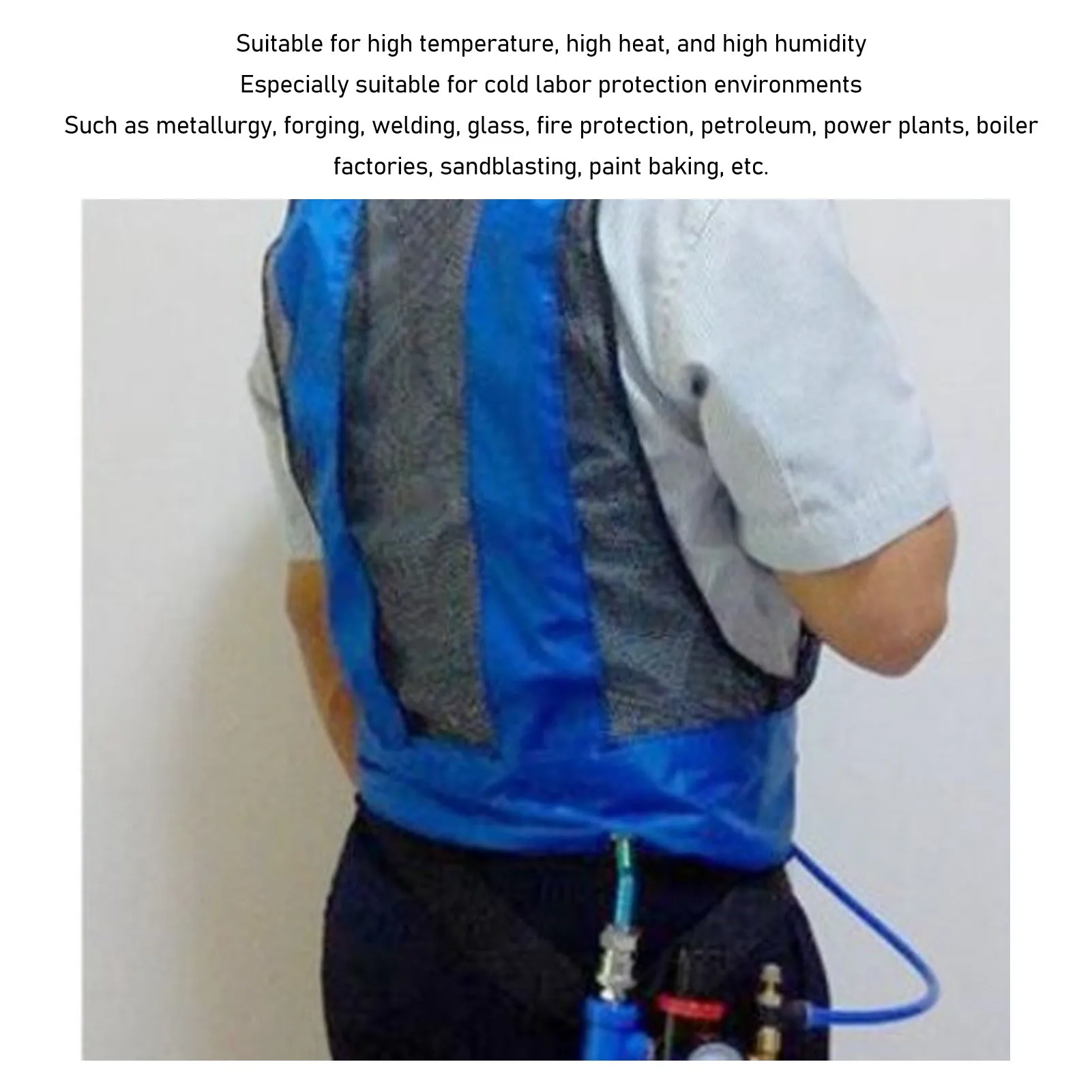 Cooling Ice Vest  Tube Cooling Vest  Tube  Performance Portable Silicone Easy To Control Forging for Glass