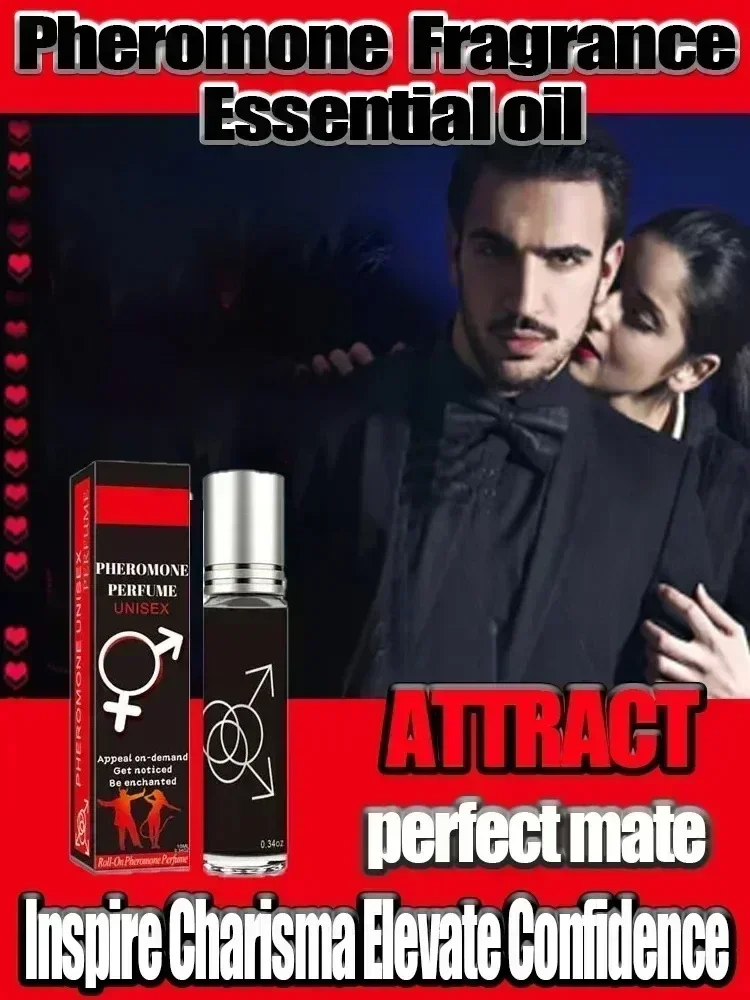 El perfume de feromonas sexuales de socio íntimo estimula el perfume de flirteo El perfume de aceite esencial encantador no puede rechazar