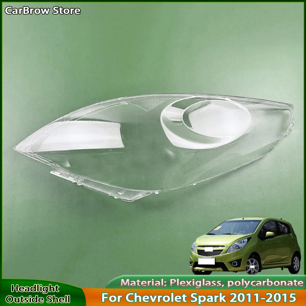 

Корпус отражателя автомобильной фары для Chevrolet Spark 2011-2015, крышка объектива фары, защитный чехол в сборе переднего света