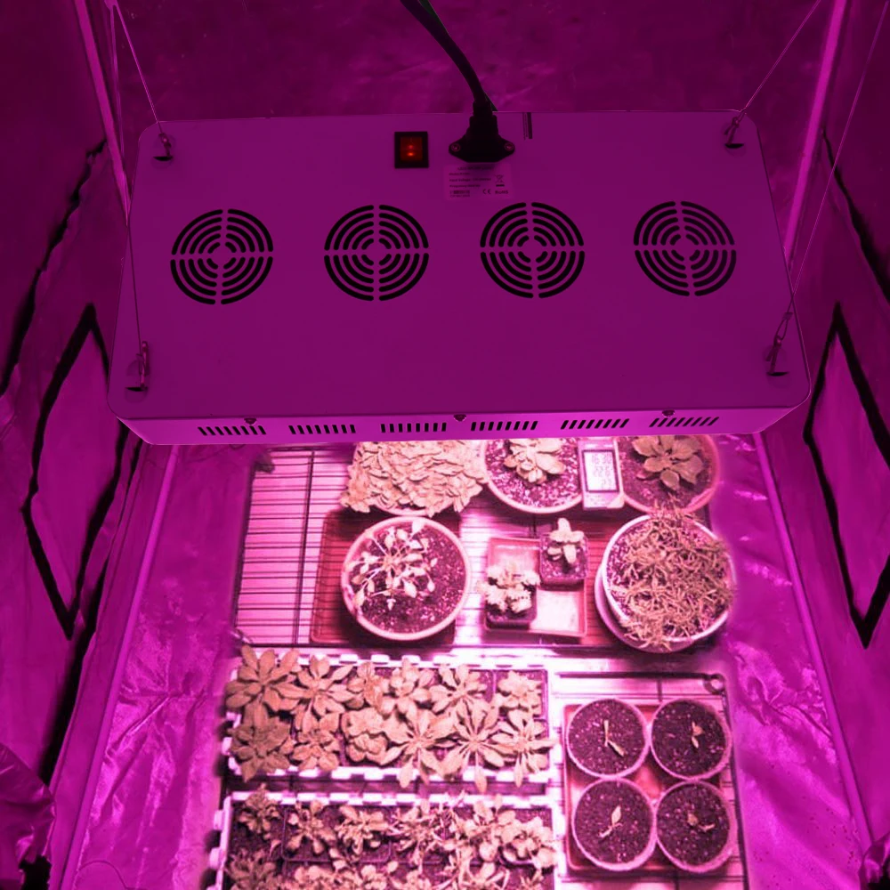 1800W Led Pianta Coltiva La Luce Spettro Completo Crescita Piante All'interno Luci Idroponiche per Verdure Fiore Erbe Coltiva La Tenda illuminazione