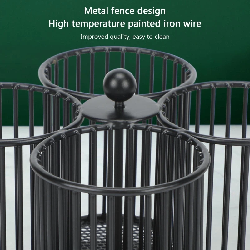 Büro-Schreibtisch-Organizer, rutschfeste Basis, Make-up-Pinsel-Organizer für Küche und Badezimmer