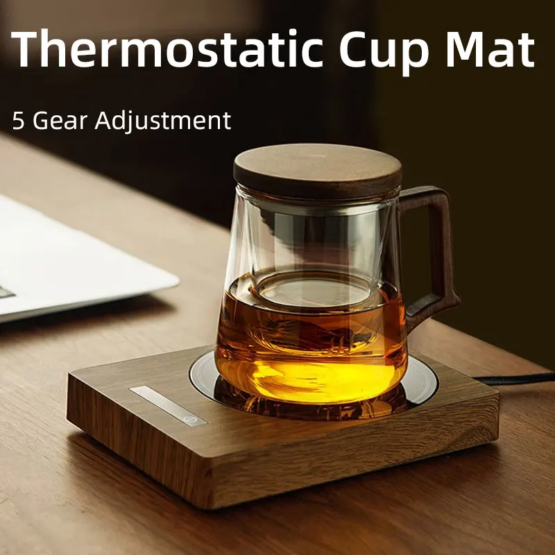 Thermostatic Cup Mat Constant Temperature Coaster Electric Heater Electric Cups Heater Portable Electric Stove 110V 220V