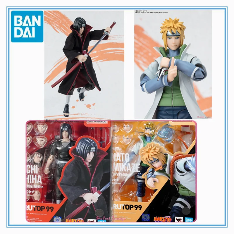 

Bandai SHF Naruto Shippuden Uchiha Itachi Wave Fengshui Gate 4th Generation Edition NARUTOP99 Festival Gift Collection Toy