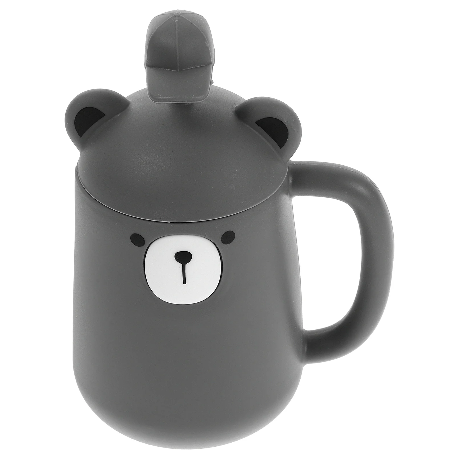 

Детская силиконовая соломенная чашка с защитой от проливания Kawaii в форме медведя, портативная бутылка для воды для малышей, тренировочная чашка, детские чашки, чашки для малышей