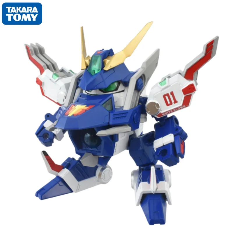 تاكارا تومي حقيقية Toyrise Dmb-01/02 عمل نموذج لجسم B-Daman Bakugaiden الأبيض ضربات الأزرق الشجاع الميكانيكية لعبة مجسمة #1