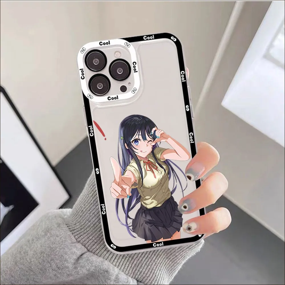 Anime Mai Sakurajima Phone Case For IPhone 11 12 13 14 Mini Pro Max XR X XS TPU Clear Case For 8 7 6 Plus SE 2020