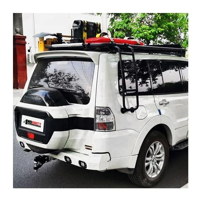 

STLFCar Roof Ladder Universal Side Ladder for 4runner Side Ladder for Aluminum Base Roof Rack for Prado 120
