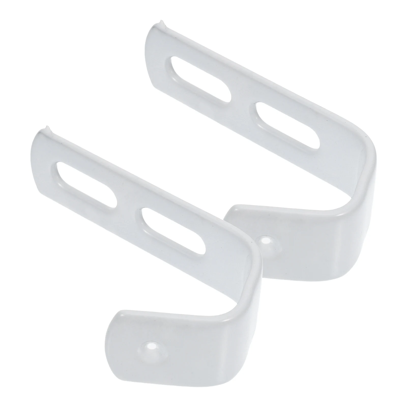 

2pcs Rubberized Ladder Hooks Coated Material Bunk Bed Loft Storage Easy Installation Metal Scratch Resistant