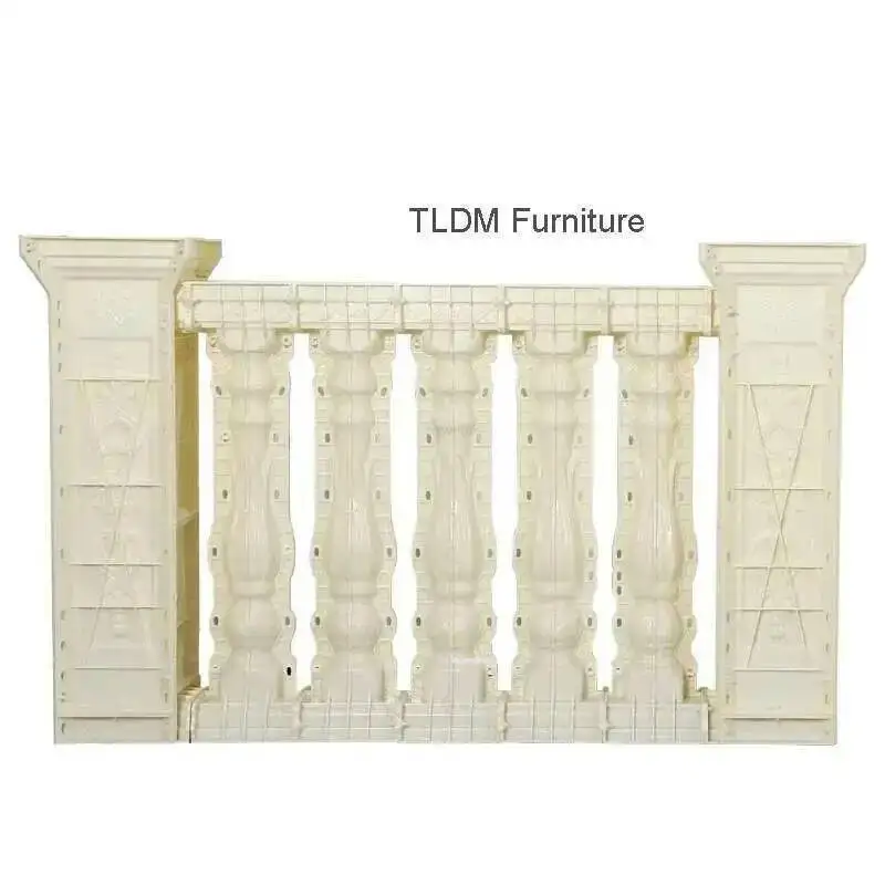 

Molds Villa Roman Luxury Column European Fence Balcony Guardrail Mold Cast-in-place Cement Column Home Garden Railing Building L